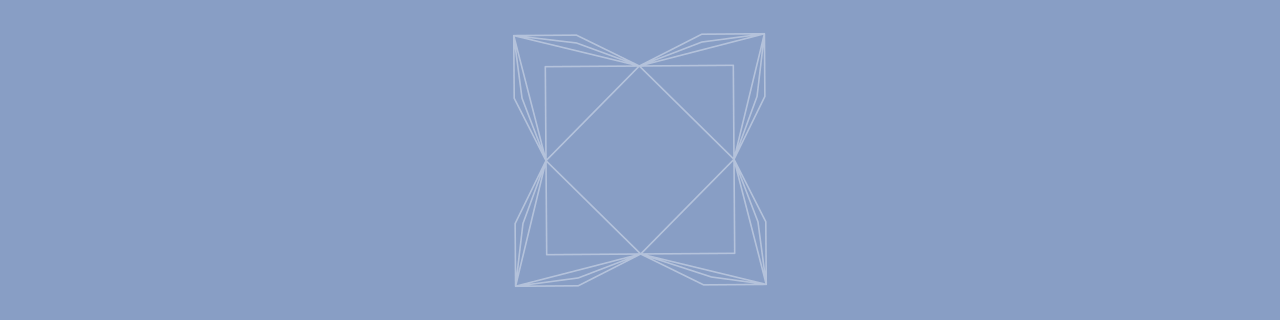 A wireframe Haxe icon on a familiar calm blue background
