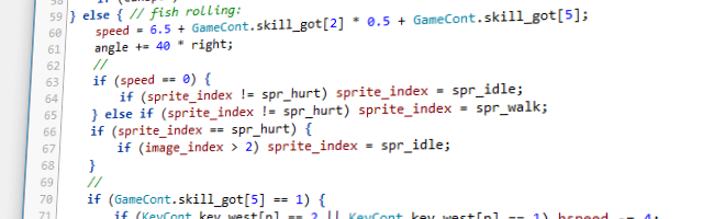 A random snippet of code from Nuclear Throne source code
