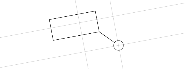 Intersection checking between rotated rectangle and point/circle
