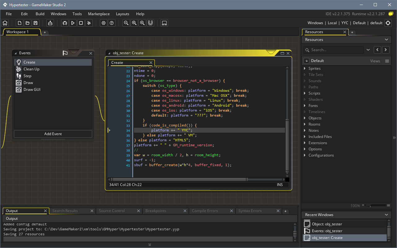 game maker studio 2 differences